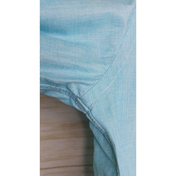 J.Crew Mens Size L Blue Long Sleeve Button Up Size Large 100% Cotton - Picture 3 of 8